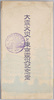 絵葉書　袋　大震火災と東京震災記念堂　/Envelope for Picture Postcards, Great Earthquake Fire and Tokyo Earthquake Memorial Hall  image