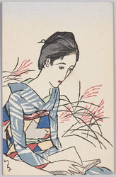 竹久夢二木版絵はがき / Picture Postcard of Wood-Block Print by Takehisa Yumeji image