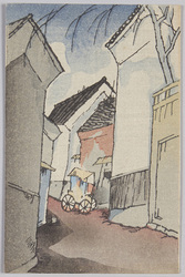 竹久夢二木版絵はがき / Picture Postcard of Wood-Block Print by Takehisa Yumeji image