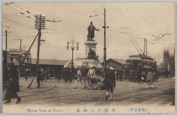 (東京名所)広瀬中佐銅像 / (Famous Views of Tokyo) Bronze Statue of Commander Hirose image