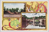 紀元二五八五建国祭　二重橋・伊勢大神宮/National Foundation Festivals Celebrating the 2,585th Year after the Accession of the Emperor Jimmu, Nijūbashi Bridge, Ise Jingū Shrine image