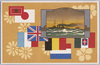 欧州五カ国国旗と御召艦/National Flags of Five European Countries and Imperial Ship Katori image