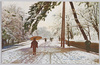 上野公園の雪景/Snowy Scenery at Ueno Park image