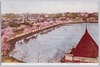 東京上野公園全景(其六)　不忍池より湯島方面の遠望/Panoramic View of Shinobazu Pond, Ueno Park (Part 6), Distant View Toward Yushima From Shinobazu Pond image