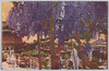 亀戸天神境内の藤花　VIEW OF WISTARIA AT KAMEIDO/Wisterias in the Precincts of Kameido Tenjin Shrine image