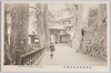 武州高尾山本坊表門　TAKAOSAN TEMPLE, MUSASHI/Front Gate of the Main Temple, Mt. Takao, Bushū image