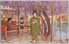三色版藤と美人(3)/Three-color Print, Wisterias and Beautiful Women (3) image