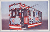 花電車　鯉登/Decorated Streetcar: Carp Ascending Waterfall image