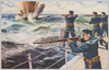 われらの大艦隊　掃海艇から小銃で敵の機械水雷を爆破/Our Great Fleet, Sweeping the Enemy's Mines with Rifles from the Minesweeper image