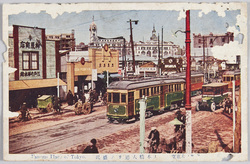 (復興ノ大東京) 日本橋大通リノ盛況 / (Great Tokyo after Reconstruction) Thriving Nihombashi Main Street image