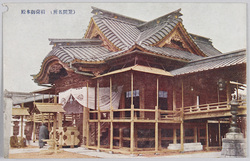 (笠間名所) 稲荷御本殿 / (Famous Views of Kasama) Inari Shrine Main Sanctuary image