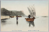 江之島海岸の帰帆/Returning Sailboat at the Enoshima Beach image