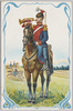 ラッパを吹く騎兵/Cavalry Soldier Blowing a Bugle image