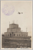 (大日本軍用飛行機)観測所上を飛ぶモ式飛行機/(Imperial Japanese Army Airplane) Maurice Farman Model Airplane Flying Over the Observatory image