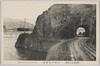 (甲斐富士川風景)岩崎の岩隧道/(Scenery of Fuji River, Kai) Rock Tunnel at Iwasaki image