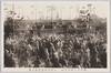 羽田穴守稲荷神社　大祝祭諸講投餅之図/Mochi Throwing by Worshippers at the Grand Festival, Anamori Inari Shrine, Haneda image
