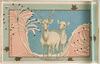 対の白鹿に草文・紅葉/Pair of White Deer With Grass Patterns and Autumn Leaves image