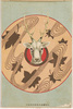 白鹿に流水と紅葉/White Deer, Running Water and Autumn Leaves image