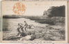 相州江の島　稚児ケ淵の鮑取り/Abalone Divers at Chigogafuchi Abyss, Enoshima, Sōshū image