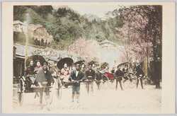 人力車に乗る人々 / People in Rickshaw image