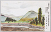 鳴瀬川より見た薬莱山(疎開地便り)/Mt. Yakurai as Seen from the Naruse River (Letters from Evacuated Children) image