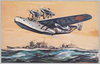 開戦近し大飛行艇の偵察/Seaplane Out on Patrol after the Declaration of War image