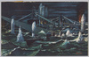 水雷戦隊闇に乗じて敵の主力艦を襲ふ/Japanese Torpedo Squadron Attacking an Enemy Ship in the Dark image