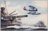 カタパルトで飛行機を射ち出す(一等巡洋艦摩耶)/Airplane launched by catapult (Japanese Cruiser Maya) image