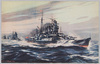 三聯砲塔(一つの大砲を並べてつける)を持つ新鋭巡洋艦最上/Latest Japanese Cruiser Mogami with 3 Gun Turrets  image