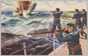 掃海艇から小銃で敵の機械水雷を爆破/Sailors Shooting from a Minesweeper at the Enemy's Mechanical Mines  image