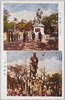 大震災前後対照したる東京　西郷銅像/Statue of Takamori Saigō in Tokyo before and after the Great Kanto Earthquake image