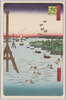 歌川広重画　名所江戸百景　芝うら乃風景/View of Shiba Coast by Utagawa Hiroshige from his One Hundred Famous Views of Edo  image