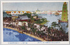 平和記念東京博覧会絵葉書　第二会場　竜宮館より外国館付近遠望/Overseas Pavilion and Its Surroundings as Seen from Ryūgūkan Pavilion in Site No.2 of the Peace Commemoration Tokyo Exposition image