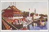平和記念東京博覧会絵葉書　満蒙館及樺太館北海道館遠望/Picture Postcard of Manchuria and Inner Mongolia Pavilion, Sakhalin Pavilion and Hokkaidō Pavilion of the Peace Commemoration Tokyo Exposition image