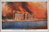 大正12.9.1　東京大震災　警視庁を襲いつつある猛火/Intense Fire about to Engulf the Metropolitan Police Department Building after the Great Kanto Earthquake in Tokyo, September 1, 1923 image