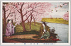 明治の俤　桜の会　桜川　(生き人形)/Photo of Cherry Blossom Party from 