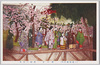 明治の俤　桜の会　醍醐の花見　(生き人形)/Scene of Cherry Blossom Party from 