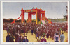 奉祝銀婚式記念　馬場先門外の奉祝門/Celebration Gate in Front of the Babasakimon Gate to Celebrate Emperor Taishō's Silver Wedding Anniversary image