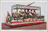 銀婚式奉祝花電車　牡丹に蝶/Decorated Train 