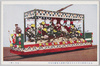 銀婚式奉祝花電車　牡丹に蝶/Decorated Train 