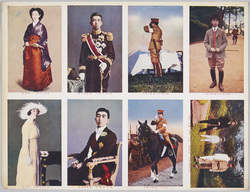 裁断前絵ハガキ 摂政宮 良子女王 / Uncut Picture Postcard of Prince Regent and Princess Nagako image