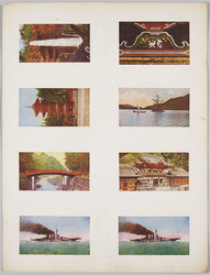 裁断前絵ハガキ 日光 他 / Uncut Picture Postcard of "Nikkō, etc." image