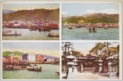裁断前絵ハガキ 風景 / Uncut Picture Postcard of "Sea- and Landscapes" image