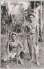 踊棒持つカナカの若者/Young Kanaka People Holding Dancing Sticks image