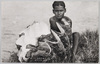 島民小供とシャコ貝/Islander Child and Tridacninae image