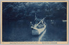 岐阜長良川の鵜飼船と鵜/(Gifu) Ukai Boat (Cormorant Fishing Boat) and Comorants on Nagara River image