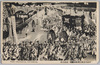 明治天皇御大喪儀御霊轜二重橋発御/Imperial Funeral of Emperor Meiji, The Imperial Hearse Departing Nijūbashi Bridge image