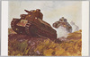 昭和九年特別大演習記念　絵葉書　戦車/Commemoration of the 1934 Special Military Exercise, Picture Postcard, Tank image