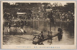 深川不動尊開帳木場奉納ノ角乗(大正三年五月十五日) / Kiba Hōnō no Kakunori at the Exposition of Fukagawa Fudōson (May 15, 1914) image