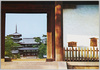 中門より五重塔・金堂を望む/5-Story Pagoda and Main Hall (Kondō) As Seen from Chūmon Gate image
